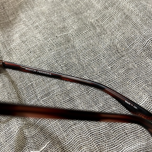 Barton Perreira Ronnie Matte Teak Luxury EyeGlasses - Picture 4 of 5